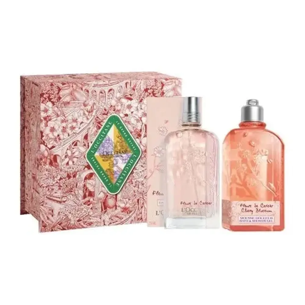 Подарочный набор с вишневыми цветами L&#39;Occitane en Provence для женщин 50 мл