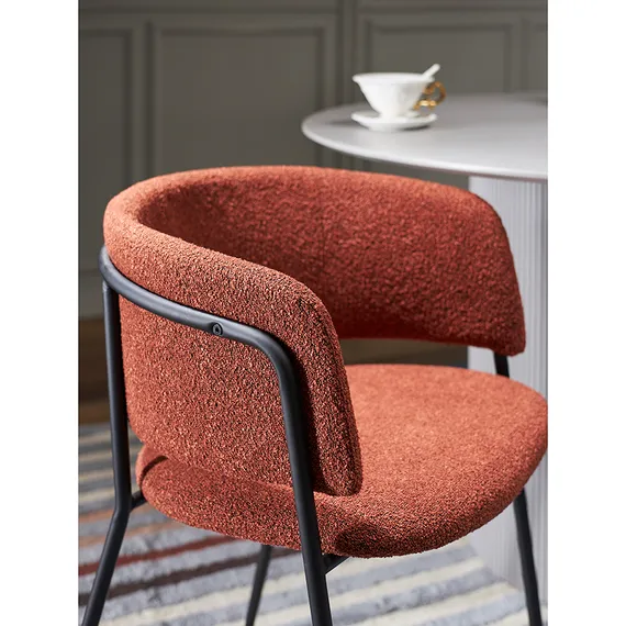 Стул Helning, букле, терракота