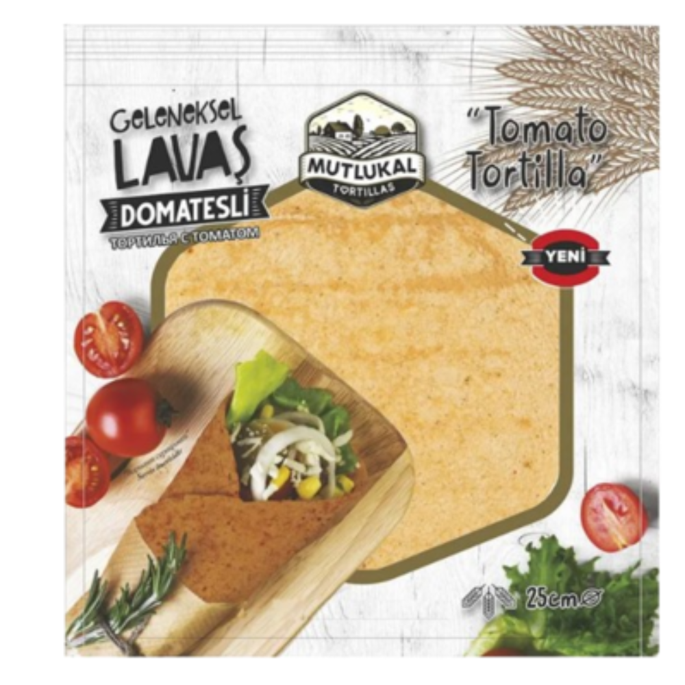 Тортилья Mutlukal Пшеничная с томатом 250 гр