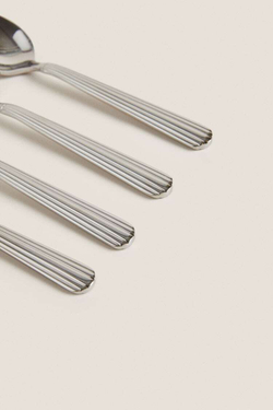 ZARA HOME НАБОР ЧАЙНЫХ ЛОЖЕК, СТАЛЬНОЙ
