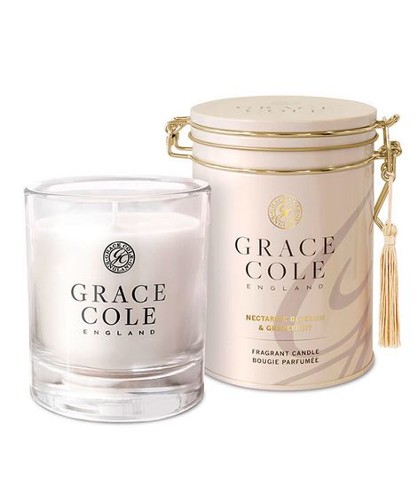 Цветок нектарина и грейпфрут свеча ароматическая, Grace Cole
