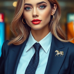 Брошка "Белая лошадь". Женская брошь,украшение.Подарок на новый год. Символ года