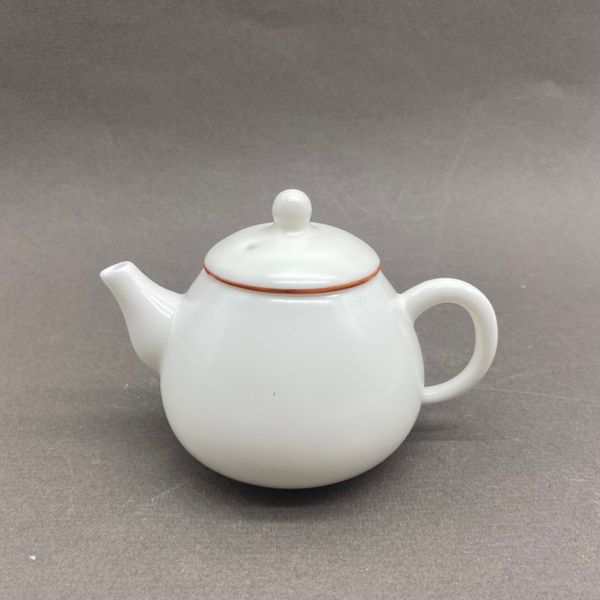 Чайник белый, керамика, 170мл