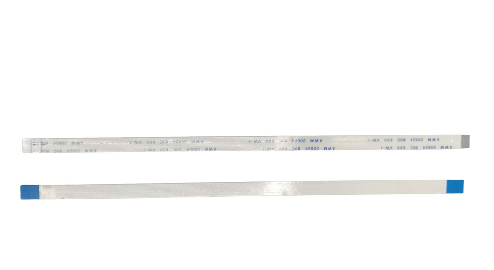 Шлейф FFC 12-pin Шаг 0.5mm Длина 20cm Прямой A-A AWM 20624 80C 60V VW-1