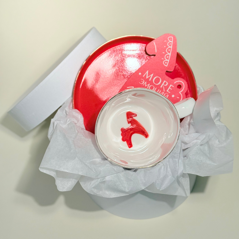 Чайная пара с лошадкой, 260мл и