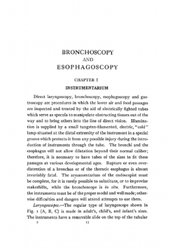 Bronchoscopy and Esophagoscopy | Jackson Chevalier