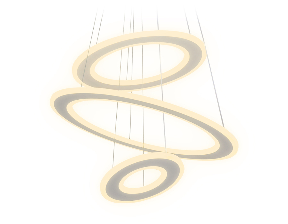 Подвесной светодиодный светильник с пультом FA432 WH белый 160W D470*630 (ПДУ РАДИО 2.4G)