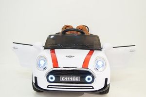 Детский электромобиль River Toys Minicooper C111CC белый