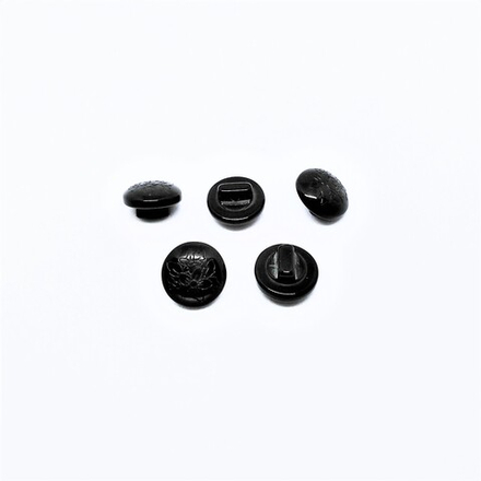 Пуговицы №690, на ножке, 11мм, цв.черный (CB M-20)