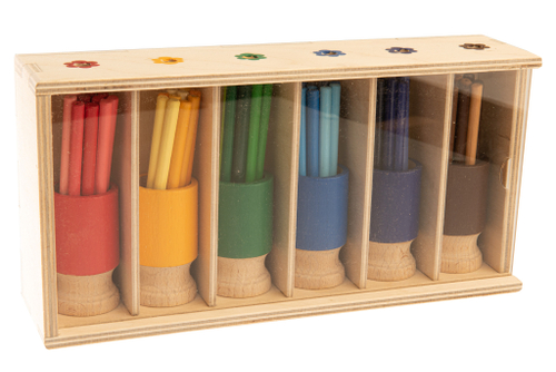 Счетные палочки «Палитра» в коробочке-сортере, Леснушки