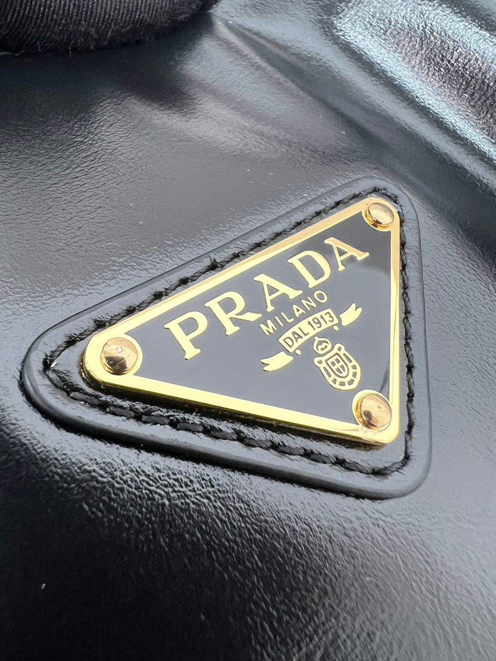 Prada Large Leather Tote Bag 39 cm