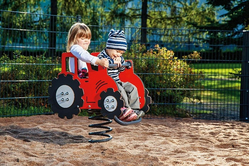 Качалка Трактор