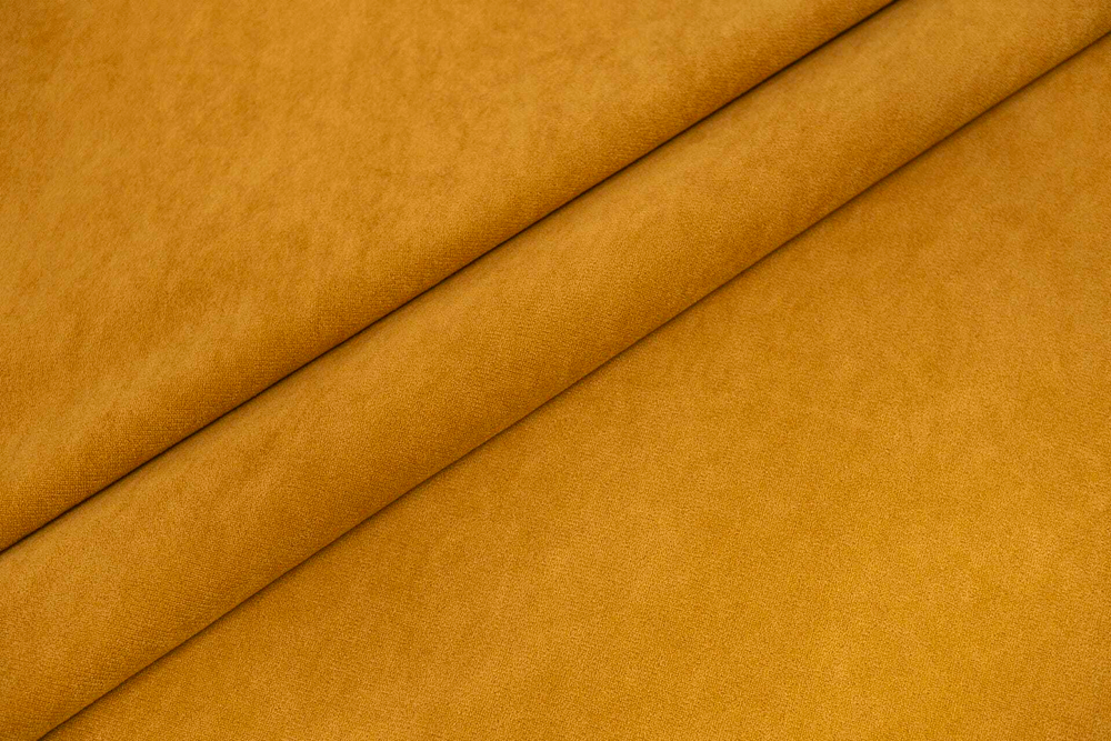 FORTIZ 525 ткань мебельный велюр, жёлтый 1,4м