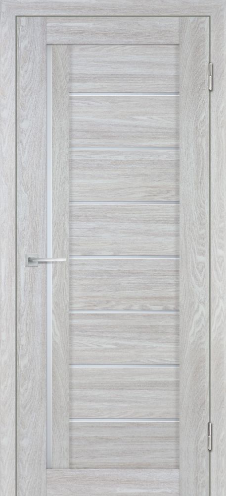 Дверь Лайт-41 (3D) / Цвет Нордик / белый сатинат / Двери STABILE PORTE