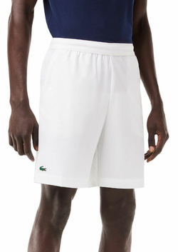 Мужские теннисные шорты Lacoste Sweatsuit Ultra-Dry Regular Fit Tennis Shorts - белый