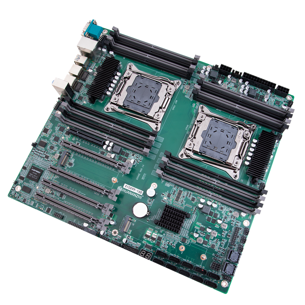 Материнская плата с процессором HUANANZHI X10X99-16D, Socket2011-3(x2), Xeon E5-2690v4 (x2), EATX, Retail, Socket2011-3(x2), 16xDDR4, PCIe3.0, 2xM.2, GLAN, 6xUSB2, 5xUSB3, VGA (HNZ-X10X99-16D-2690v4)