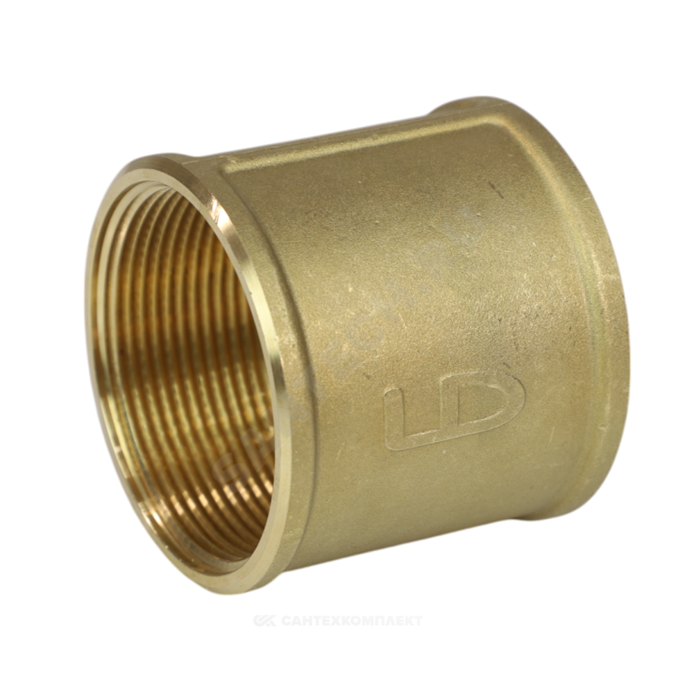Муфта латунь Ду 50 (2") ВР/ВР LD LD.65.502.50