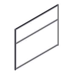 Секция  RAND комбинированной перегородки RP115SL140  1400х22х1115