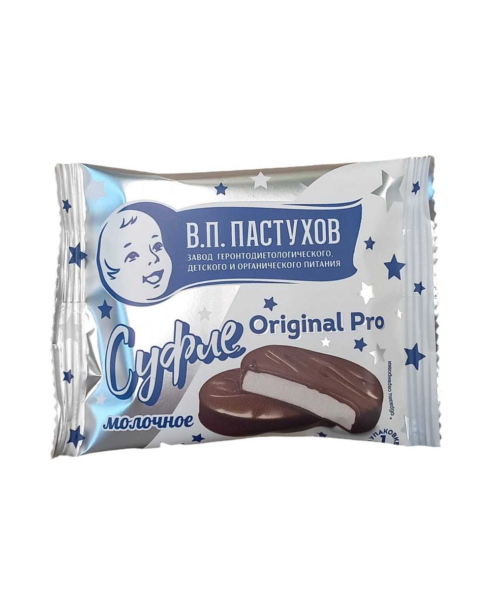 Суфле молочное  с ванилью в бельгийском шок. 120гр