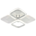 Светодиодный светильник 45Вт, 4000Лм, 3000К-6000К,Ra>80, ИК-пульт, плавная регулировка мощности, изменение цветовой температуры, ночник, металл/акрил, белый