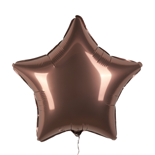F 18"/46 см, Звезда, Сатин, Шоколад