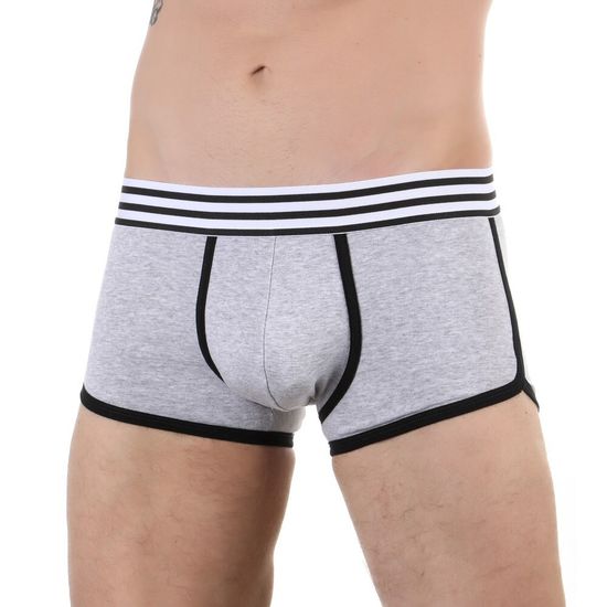 Мужские трусы боксеры серые Romeo Rossi RR6062-3