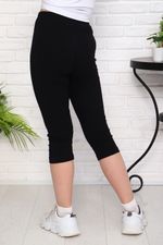 Лосины Черные укороченные плотные детские Натали (Акция)