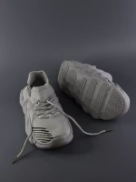 Кроссовки Изики детские - Yeezy boost- светло-серые