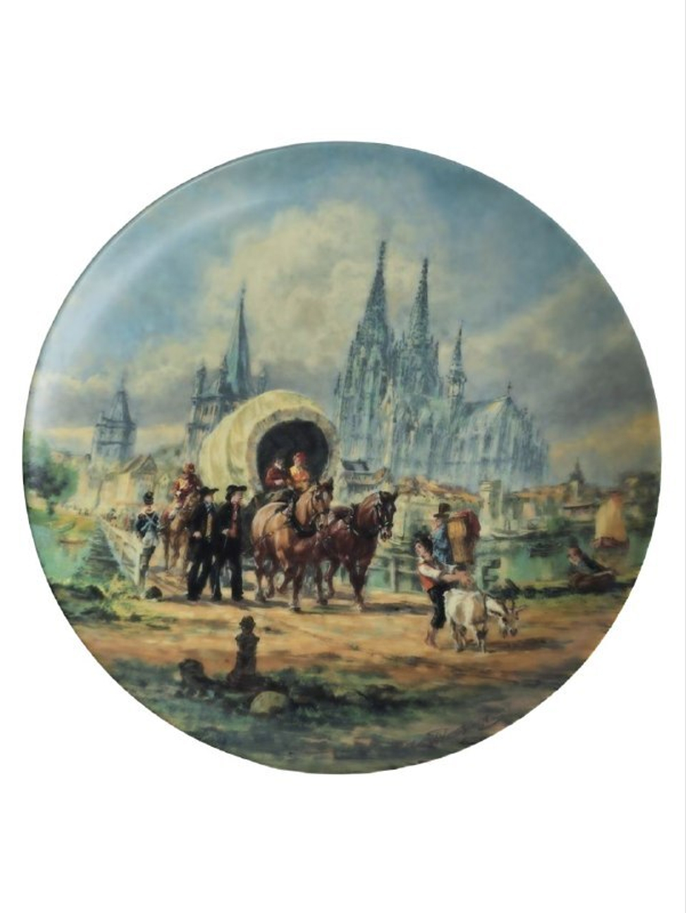 Тарелка декоративная "Кёльнский собор" Германия