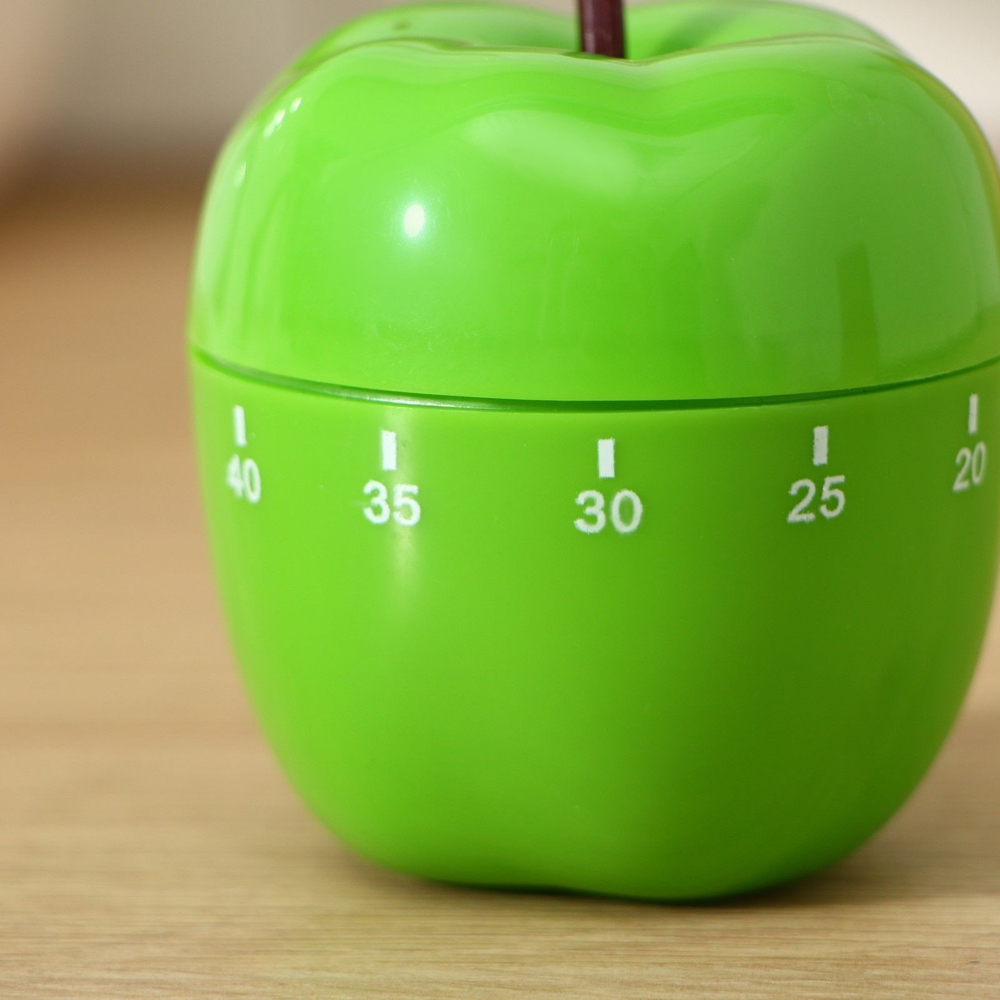 Таймер механический Доляна «Яблоко», цвет зелёный