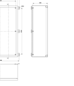 0899138 - C S6 A 1000X1000X300 - Пустой корпус