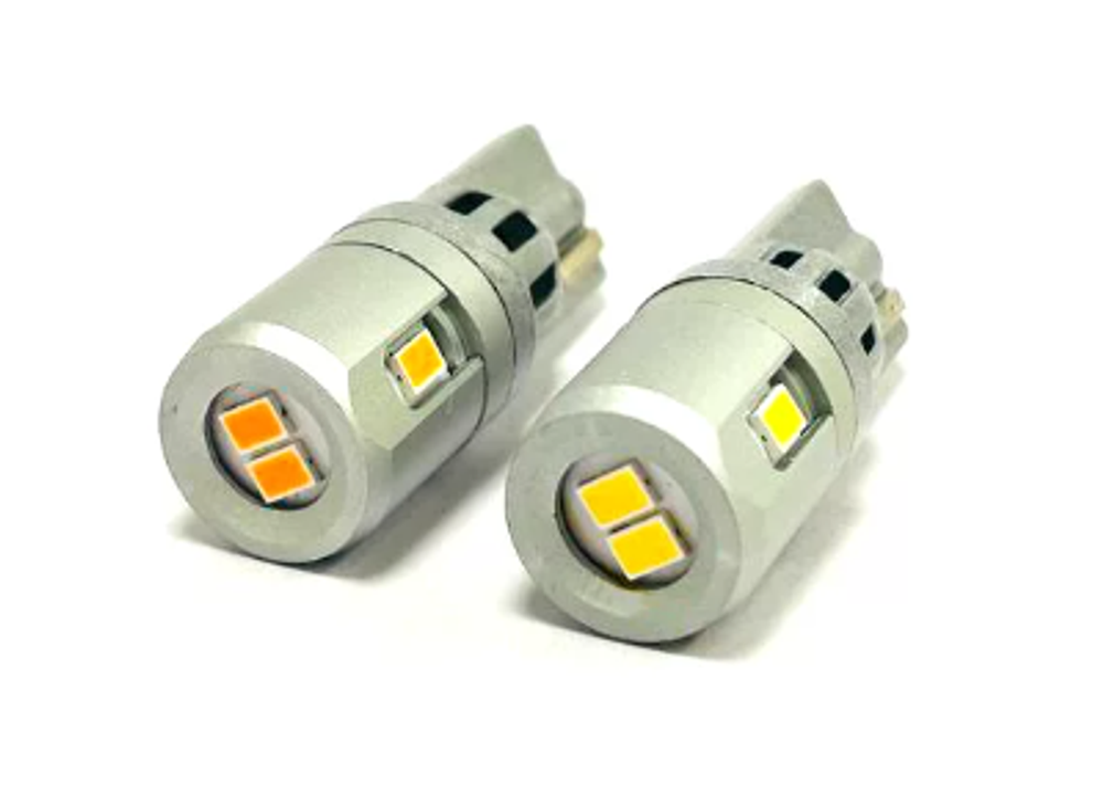 Светодиодная габаритная автолампа T10-4KG5 (белый), 1шт