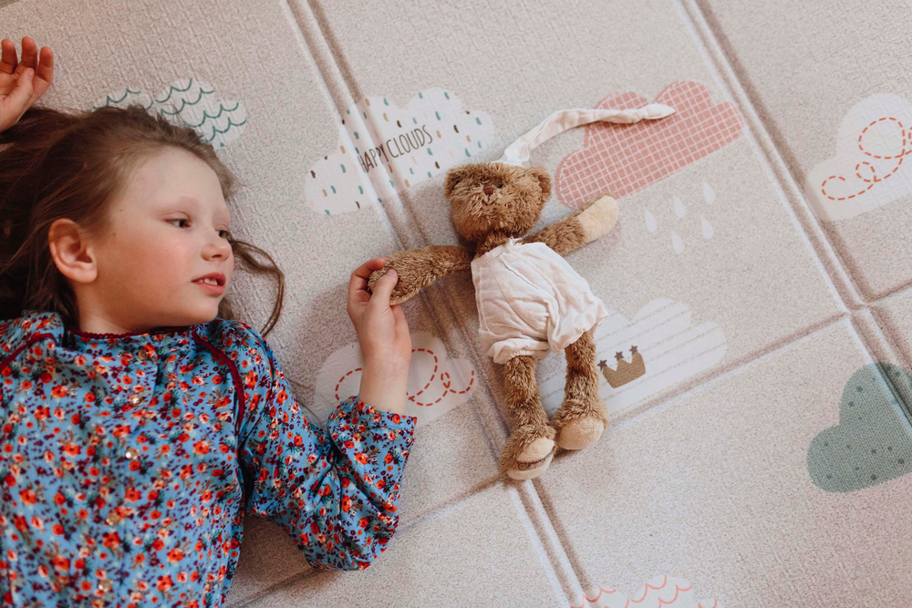 Складной коврик Sillky Portable 140x200x1 см, Облачка