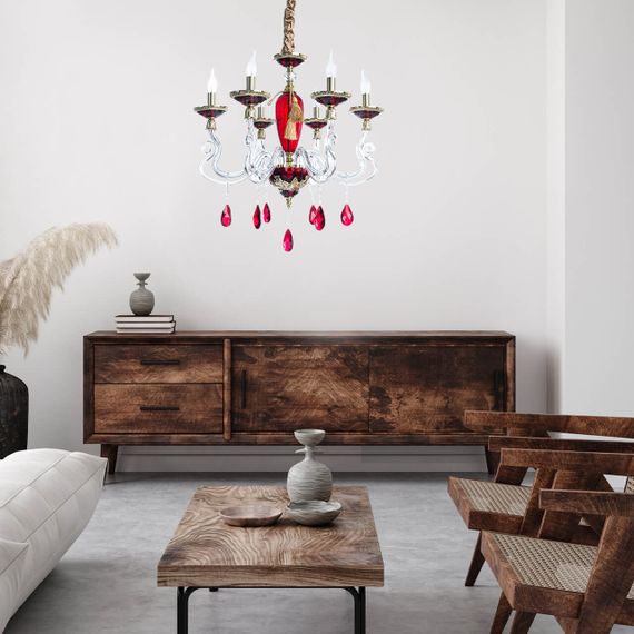 Подвесная люстра Divinare Simona 5125/10 LM-6