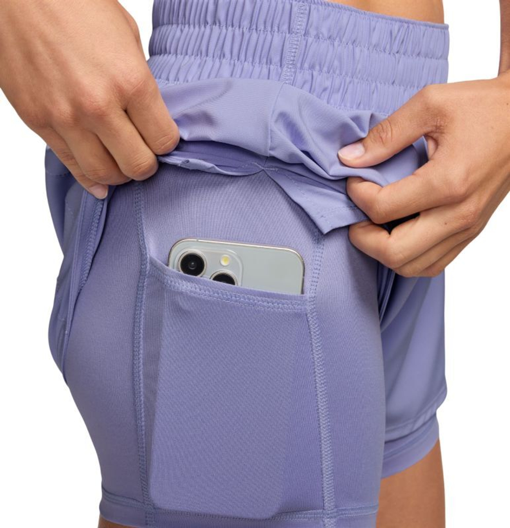 Женские Шорты теннисные Nike Dri-Fit One 2-in-1 - Фиолетовый