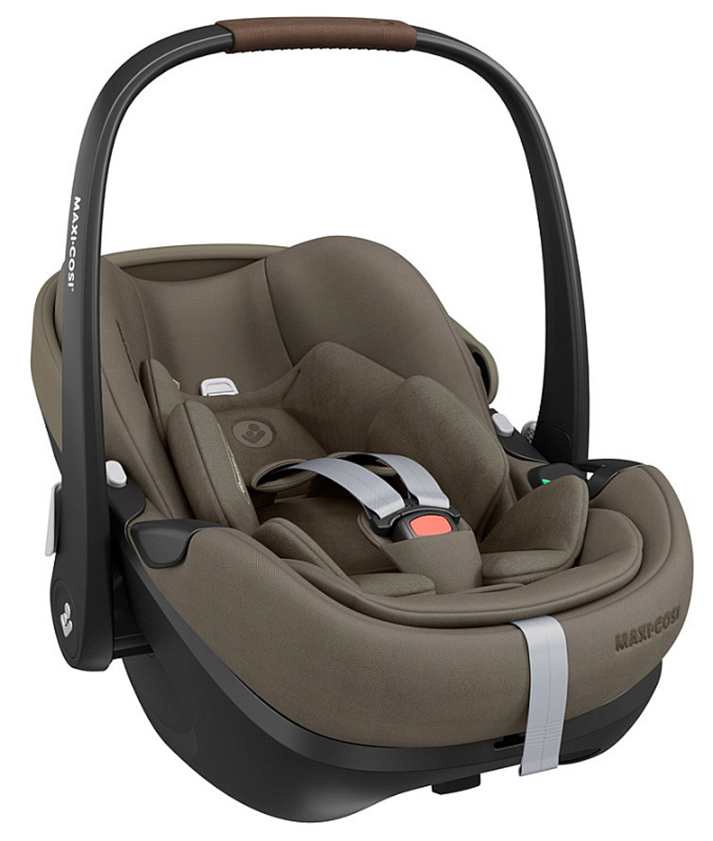 Автокресло Maxi-Cosi Pebble 360 Pro 0-13 кг с базой Family Fix 360 Prо 8052470111 Twillic Truffle/сер.беж (2024)