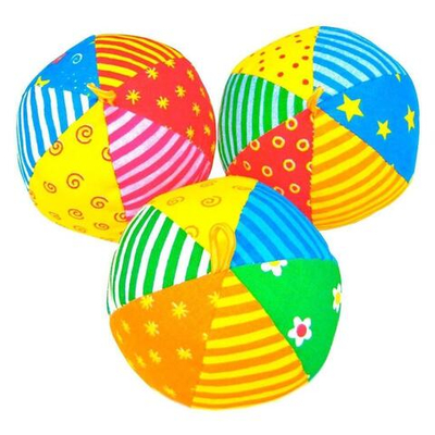 Мяч с погремушкой "Радуга" (Мякиши)