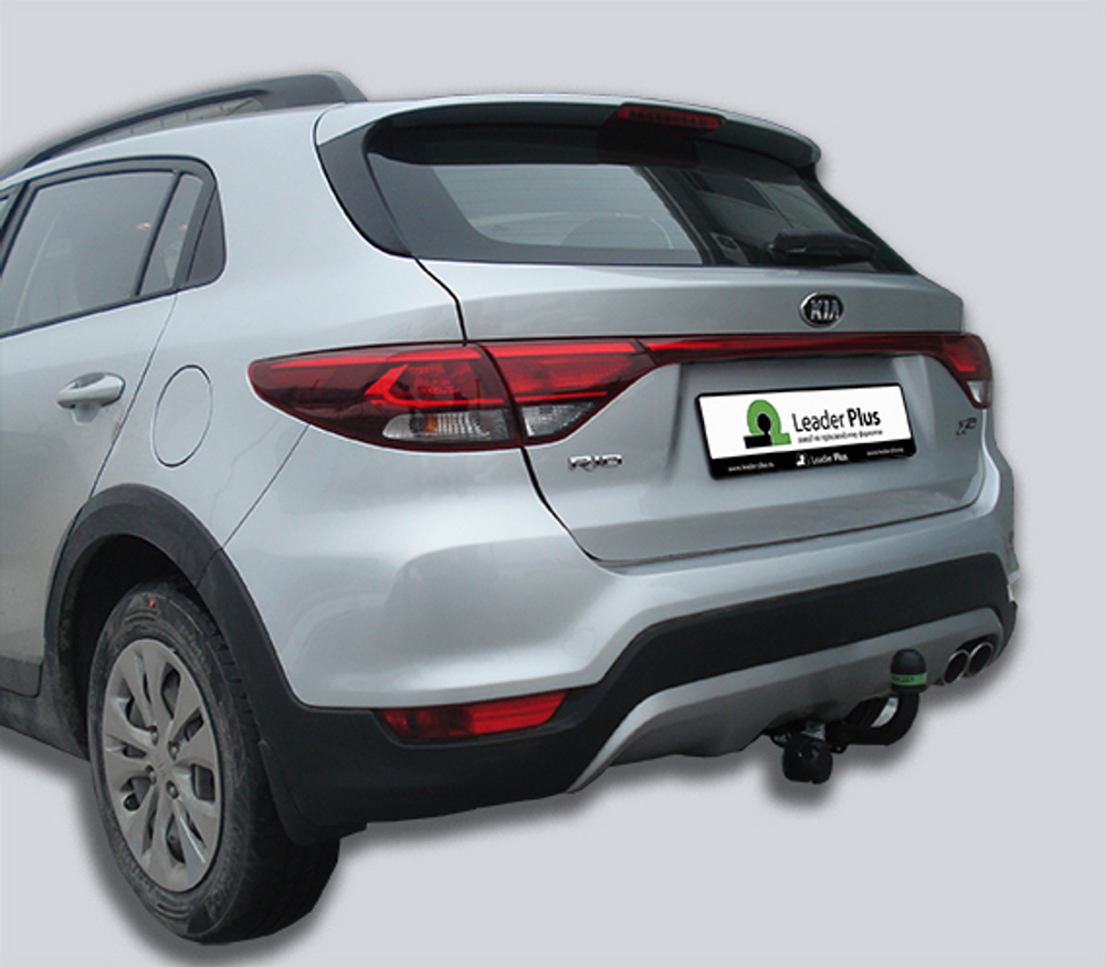 Фаркоп(прицепное) Лидер-Плюс для KIA RIO X-LINE 2017-2020/ KIA RIO X 2021-...(паспорт и сертификат в комплекте)(без электрики)K123-A