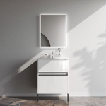 База под раковину, универсальная, 60 см, белый глянец