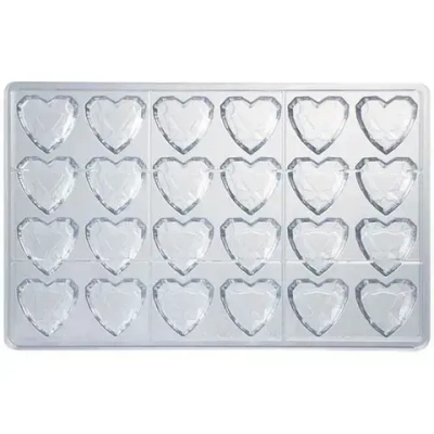 Форма поликарбонатная Алмазное сердце Martellato