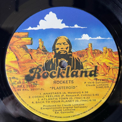 Винтажная виниловая пластинка LP Rockets Plasteroid (Италия 1979)