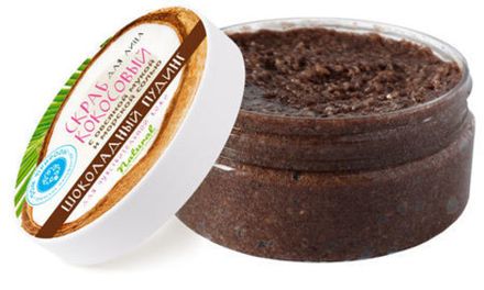 Кокосовый скраб для лица "Шоколадный пудинг"