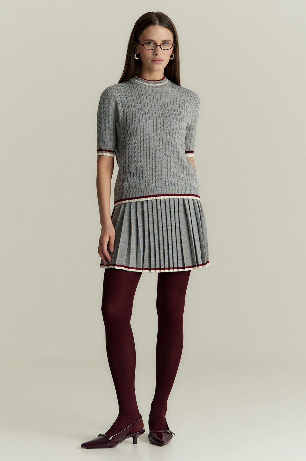 Джемпер с коротким рукавом GIA