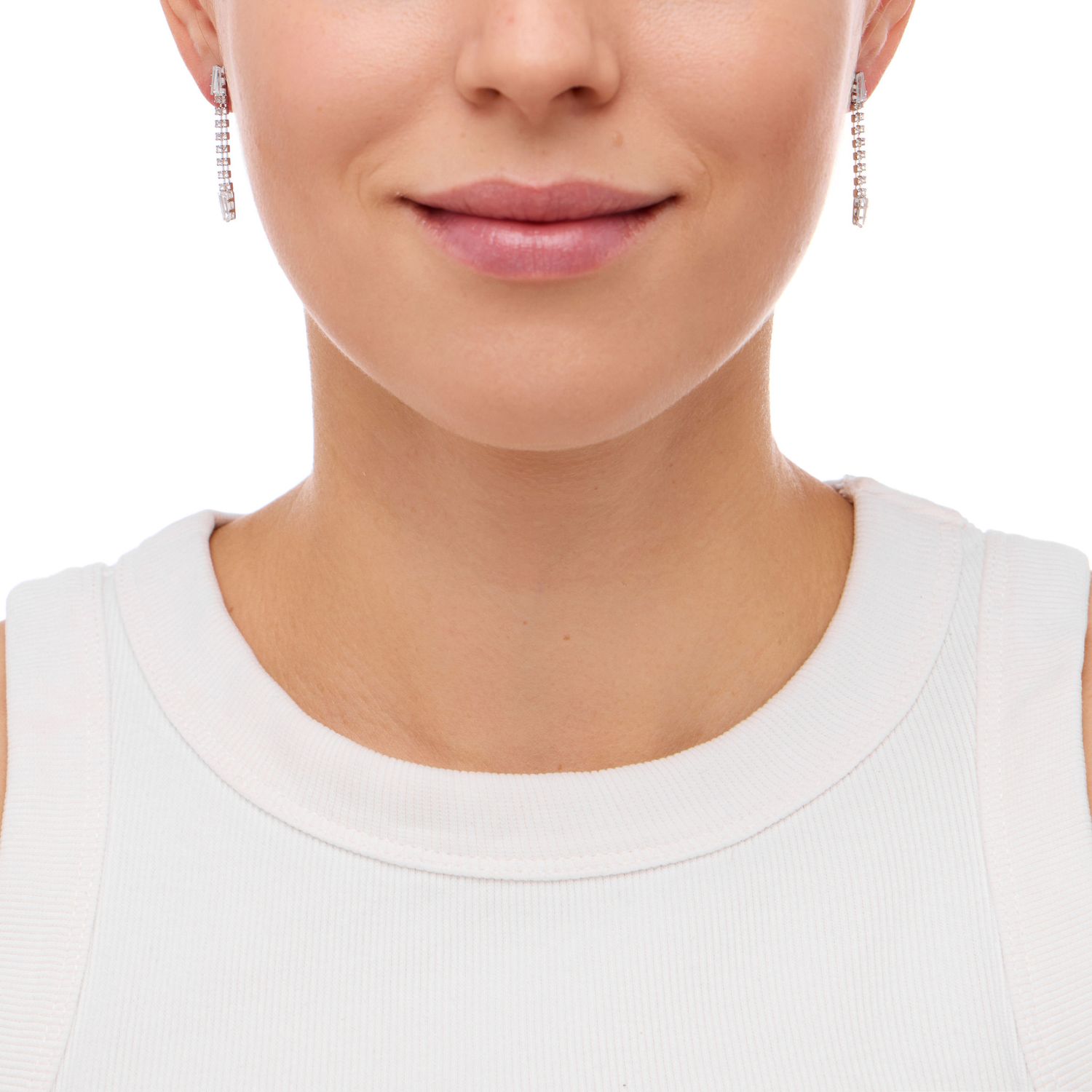 Серьги Double Chain Earrings