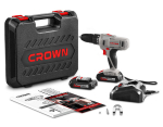Аккумуляторный шуруповерт CROWN CT21056L-1.5 BMC
