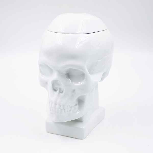 Урна для праха «Череп» белая