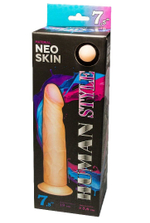 Фаллоимитатор HUMAN STYLE 7,5" без мошонки - 20,5 см.