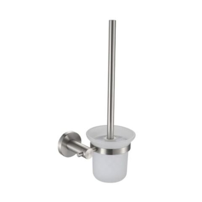 Ерш для туалета Frap, подвес, стекло, нержавеющая сталь, чер, F30110