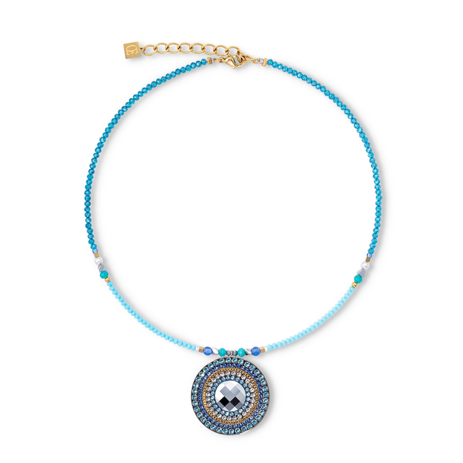 Колье Coeur de Lion Turquoise 2035/10-0600