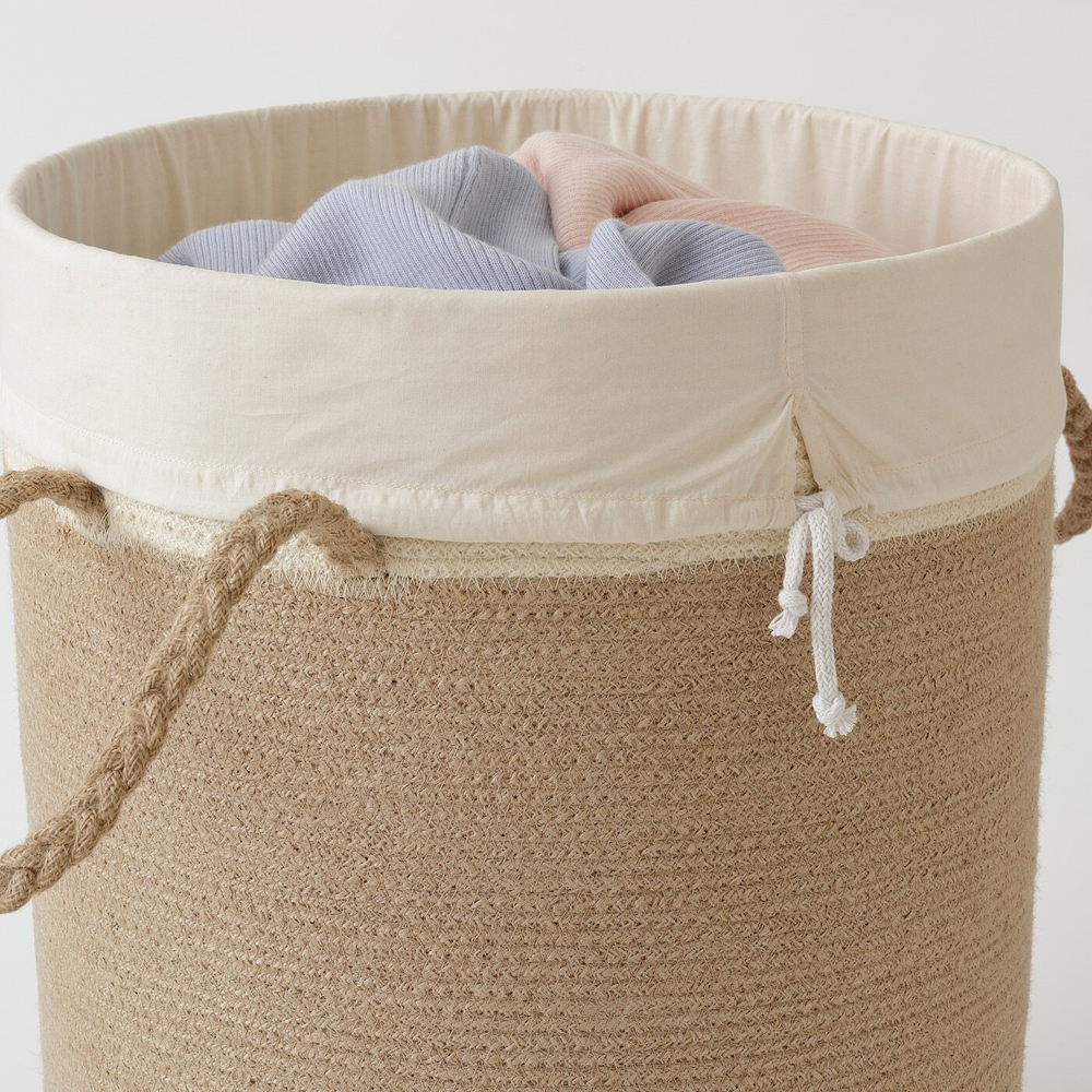 Корзина для белья IKEA LJUNGAN (ЛЬЮНГАН), Джут, 40х50 см